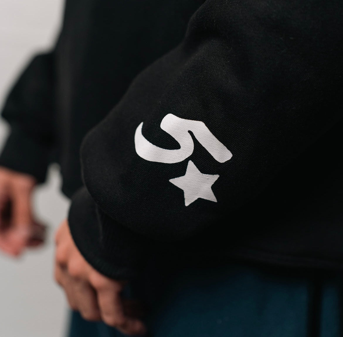 Black Hoodie W/ Big Logo