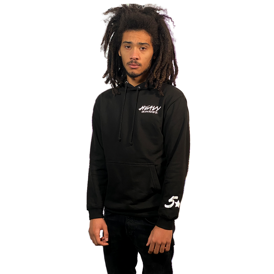 Black W/ Small White Logo - Heavy On Da Roadz