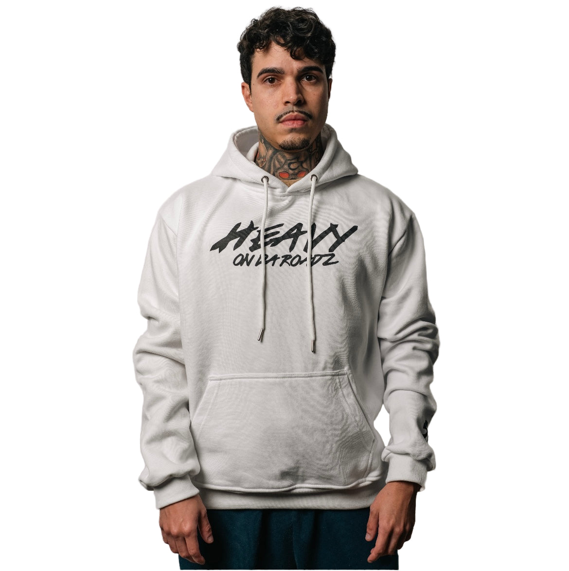 White Hoodie W/ Big Logo