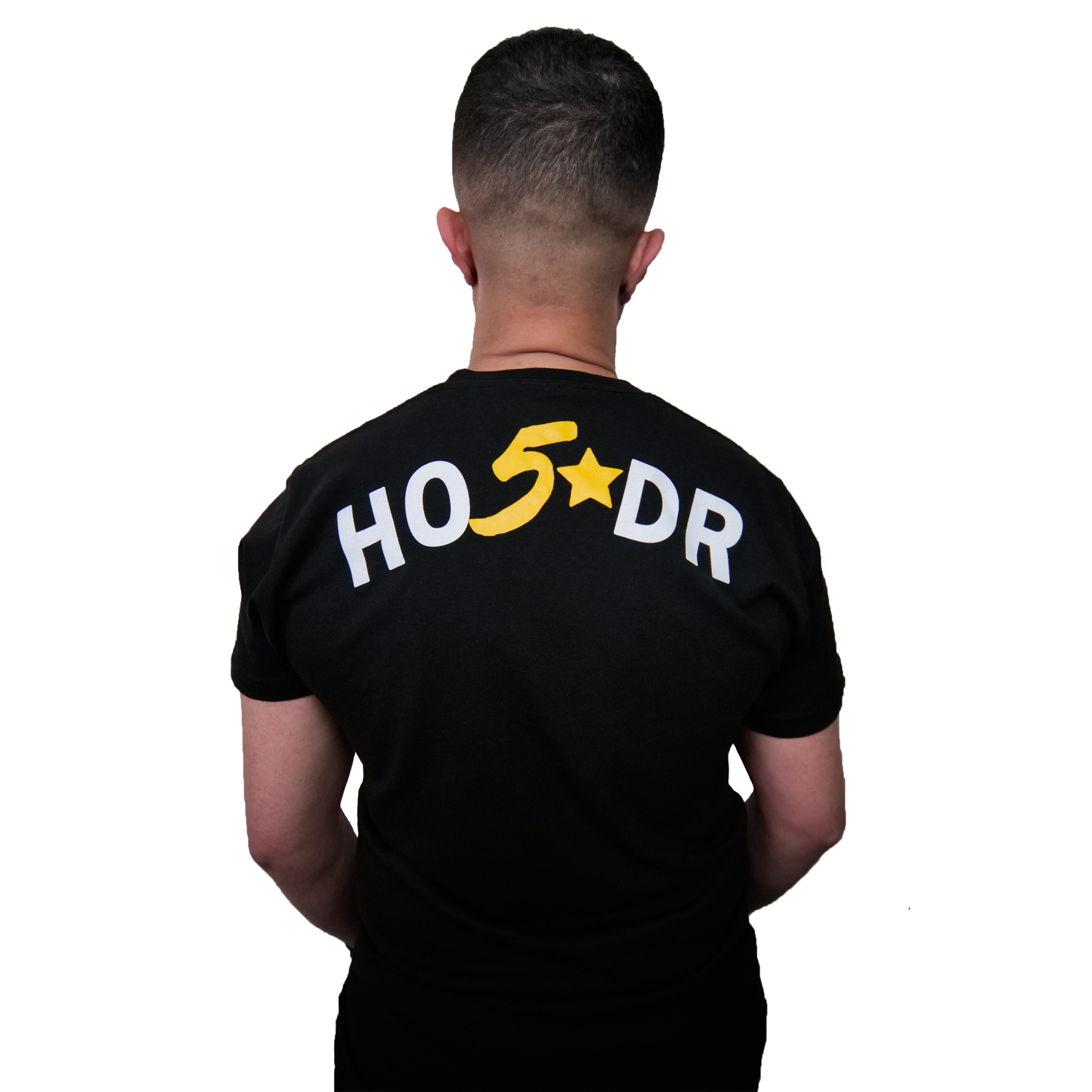 Black W/ Yellow HODR Logo - Men's T-Shirt
